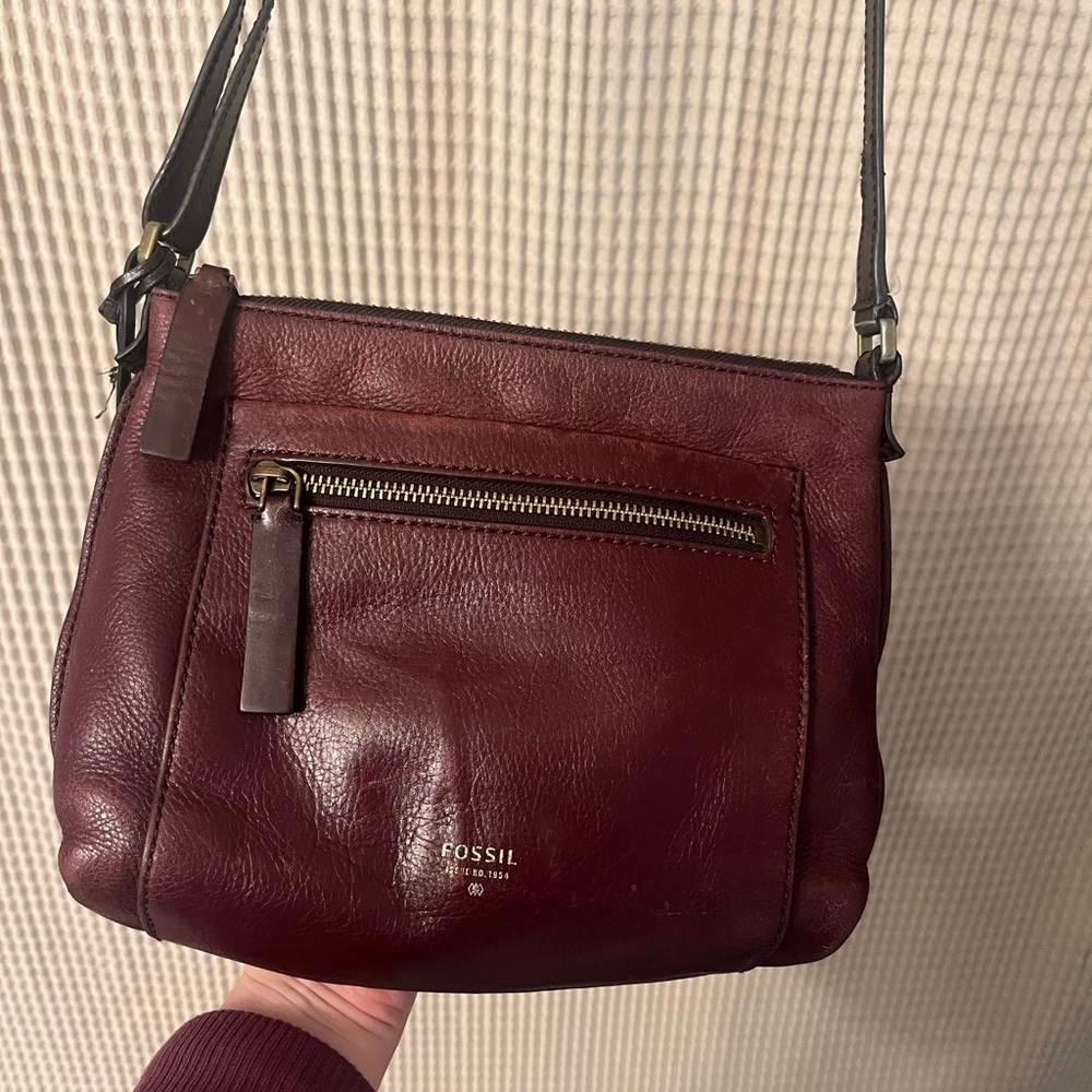 Fossil Women's Leather Crossbody Bag